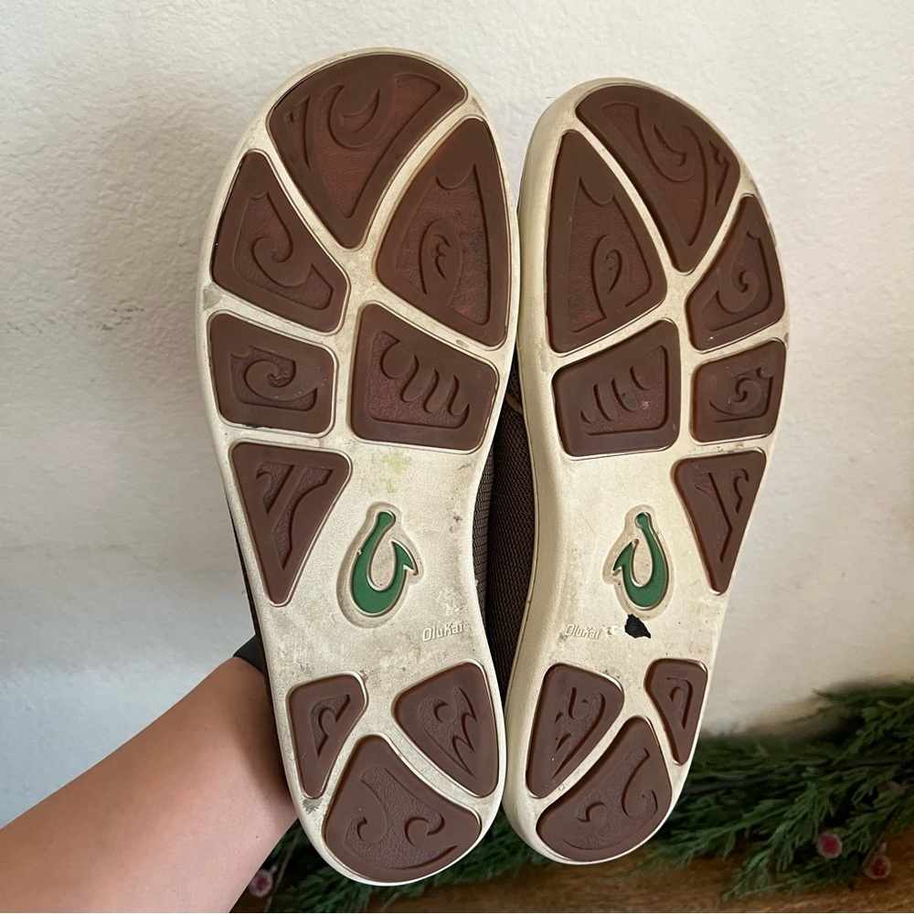 Olukai Nohea Mrsh Tan Slip On Shoe Size 11.5 - Picture 6 of 11